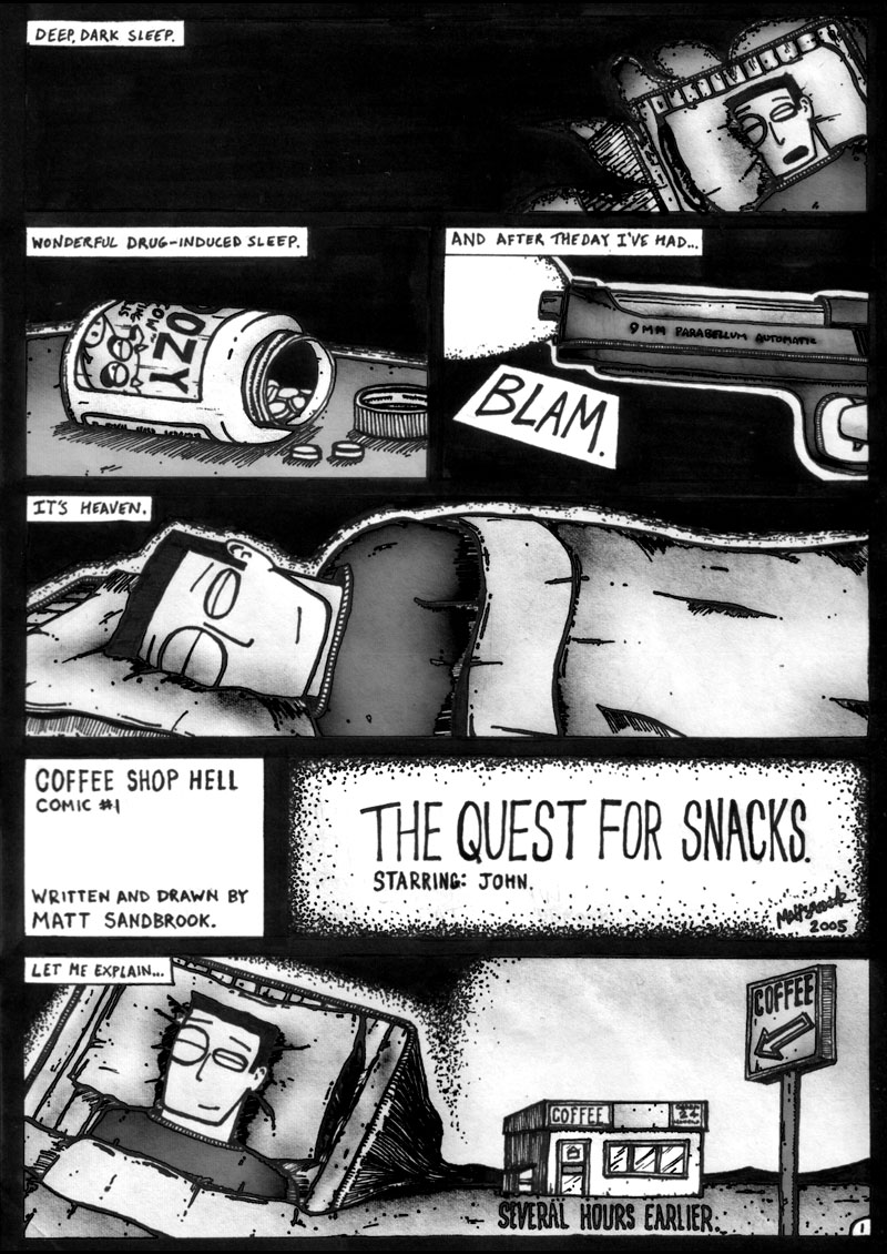 Coffee Shop Hell - Comic Page #1