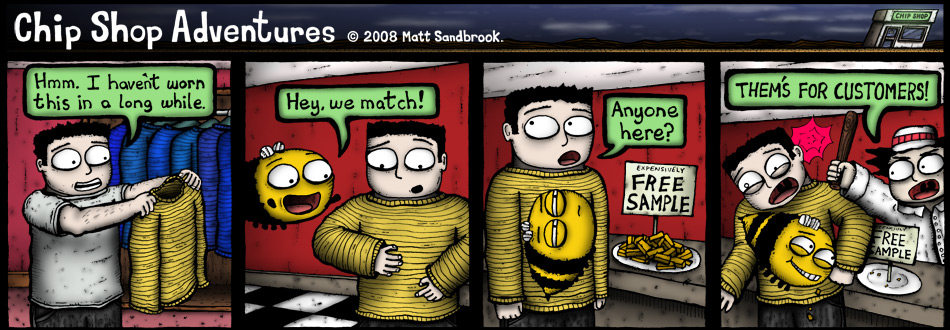 Chip Shop Adventures #209 - Stealthy Bee.